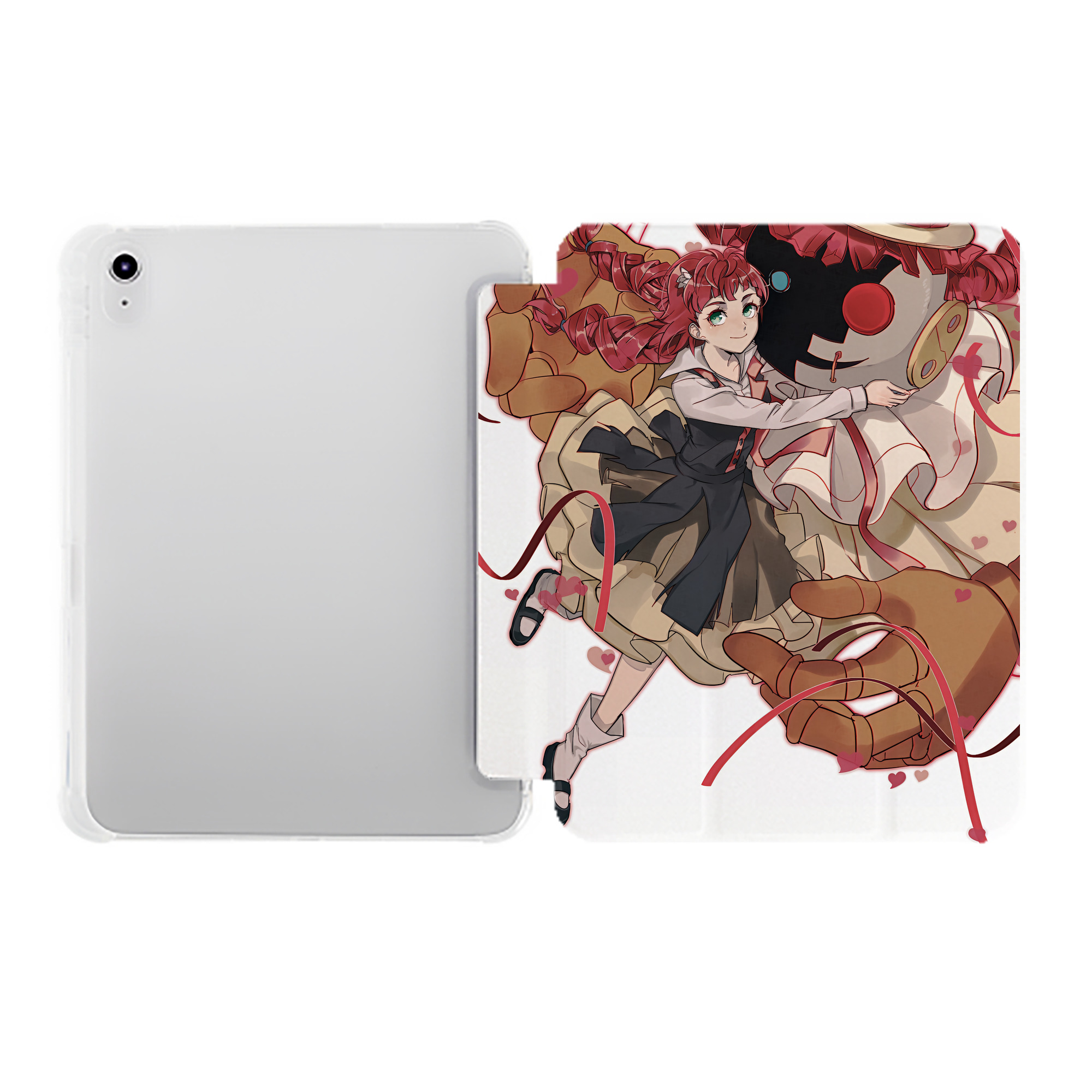 （画像用） 文豪ストレイドッグス Bungo Stray Dogs IPad ケース ペン収納付き 三つ折りスタンド PUレザー×シリコン 対応機種9.5/10.5/10.9インチ